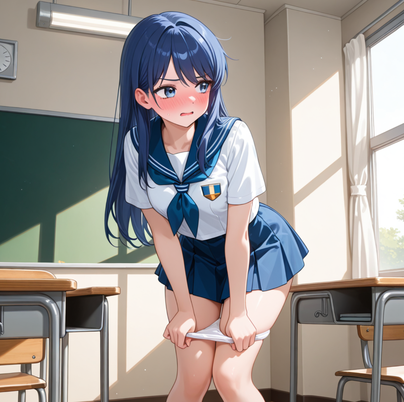 高冷完美学生会长其实是个抖M