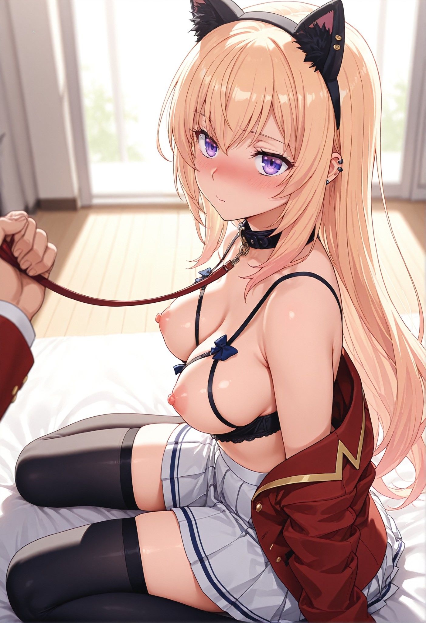 金髮純情辣妹調教