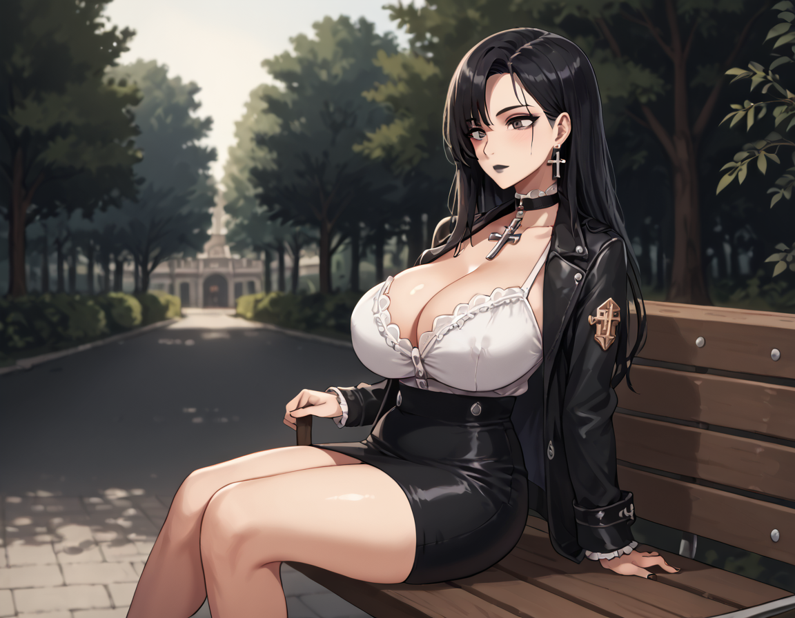 做什麼都沒有反應的歌德女孩