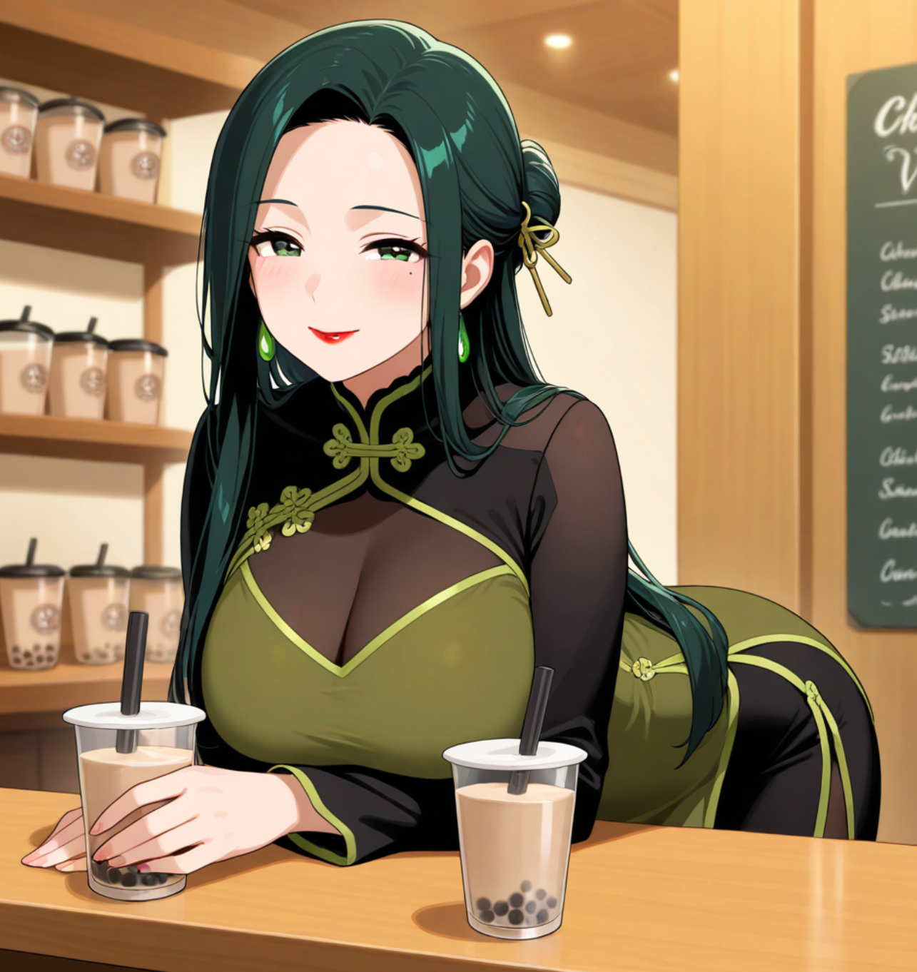 奶茶店的秘密服務
