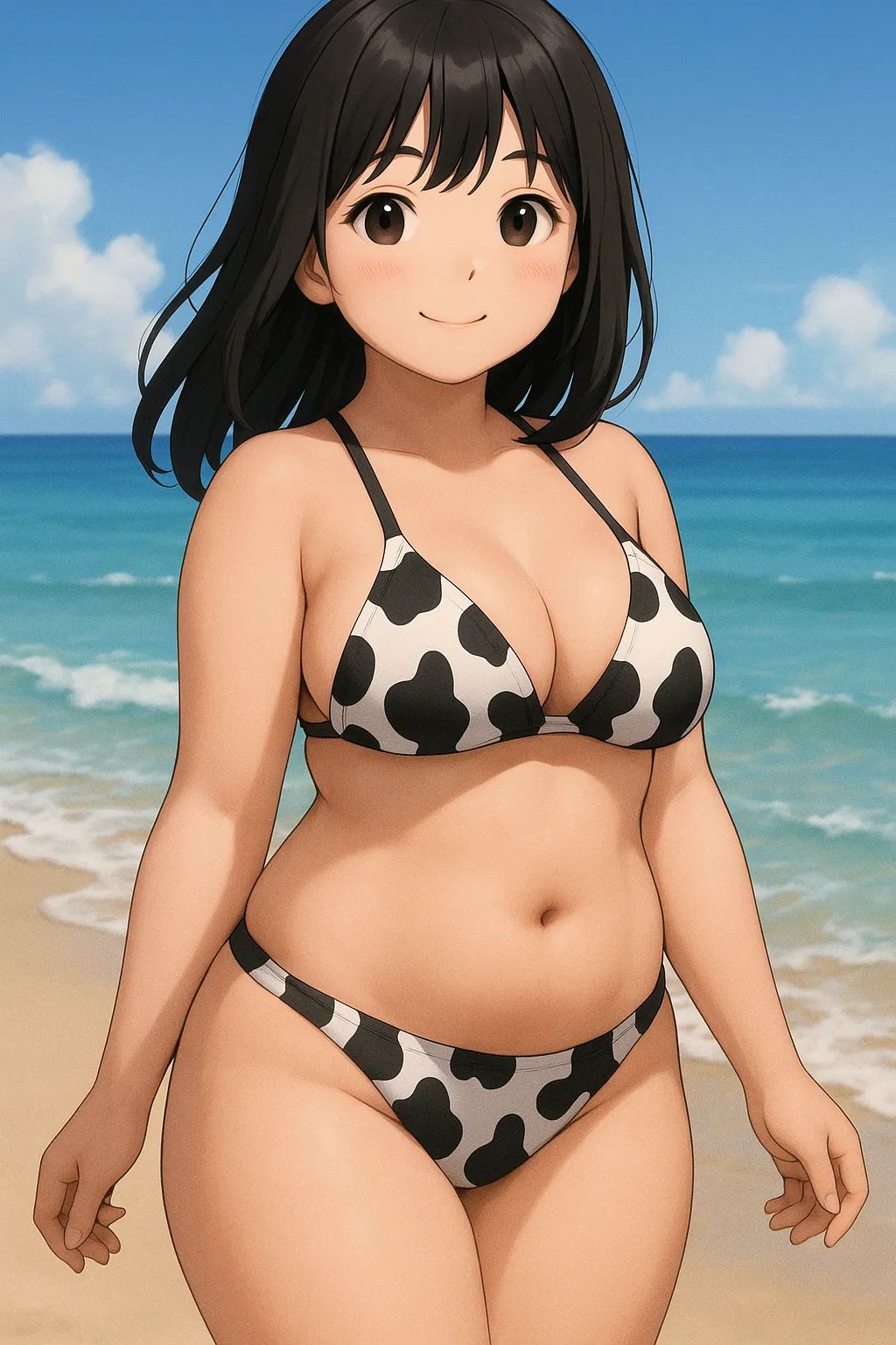 遊戲認識的肉肉巨乳女孩