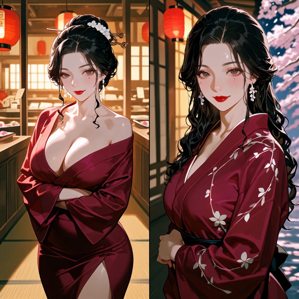 昭和風熟女未亡人